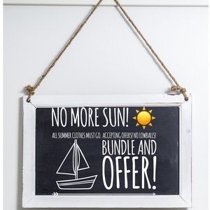 SUMMER SALE. ALL MUST GO.